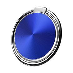 Anillo de dedo Soporte Magnetico Universal Sostenedor De Telefono Movil Z01 para Oppo Reno3 A Azul