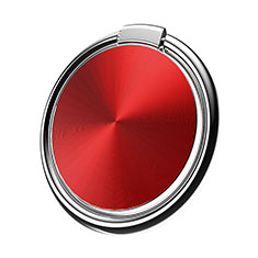 Anillo de dedo Soporte Magnetico Universal Sostenedor De Telefono Movil Z01 para Oppo F17 Rojo