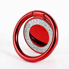 Anillo de dedo Soporte Magnetico Universal Sostenedor De Telefono Movil Z15 para Huawei Ascend Mate 2 Rojo