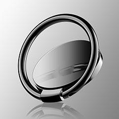 Anillo de dedo Soporte Magnetico Universal Sostenedor De Telefono Movil Z16 para Sony Xperia C4 Negro