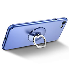 Anillo de dedo Soporte Universal Sostenedor De Telefono Movil R01 para Samsung Galaxy M52 5G Azul