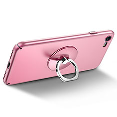 Anillo de dedo Soporte Universal Sostenedor De Telefono Movil R01 para Huawei Ascend G700 Oro Rosa