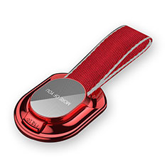 Anillo de dedo Soporte Universal Sostenedor De Telefono Movil R11 para LG K52 Rojo