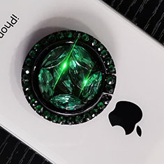 Anillo de dedo Soporte Universal Sostenedor De Telefono Movil S16 para Apple iPhone Xs Verde