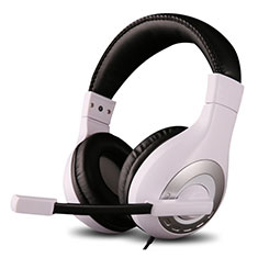 Auricular Cascos Auriculares Estereo H50 para Samsung Galaxy Book Flex 15.6 NP950QCG Blanco