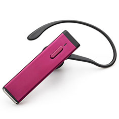 Auriculares Estereo Bluetooth Auricular Inalambricos H44 para Samsung Galaxy S6 Active G890 Rosa Roja