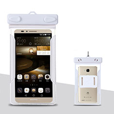 Bolsa Impermeable y Sumergible Carcasa Universal para Huawei P20 Blanco