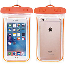 Bolsa Impermeable y Sumergible Carcasa Universal W01 para Apple iPhone 11 Naranja