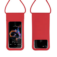 Bolsa Impermeable y Sumergible Carcasa Universal W06 para Samsung Galaxy M10 Rojo