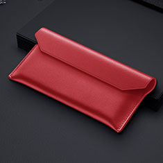 Bolso Cartera Protectora de Cuero para Samsung Galaxy Z Fold4 5G Rojo