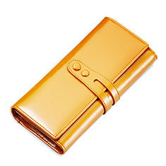 Bolso Cartera Protectora de Cuero Universal H14 para Samsung Galaxy M22 4G Oro