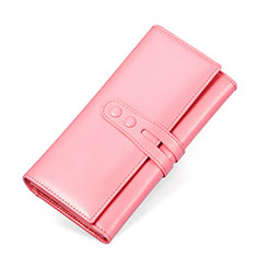 Bolso Cartera Protectora de Cuero Universal H14 para Sony Xperia XA3 Rosa
