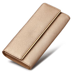 Bolso Cartera Protectora de Cuero Universal K01 para Samsung Galaxy S10 Lite Oro