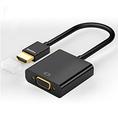 Cable Adaptador HDMI Macho a VGA H02 para Apple MacBook 12 Negro