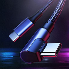 Cable Adaptador Type-C USB-C a Type-C USB-C 100W H02 para Huawei Honor MagicBook Pro 2020 16.1 Negro