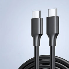 Cable Adaptador Type-C USB-C a Type-C USB-C 60W H04 para Huawei MateBook D15 2020 15.6 Negro