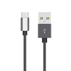 Cable Micro USB Android Universal A19 para Motorola Moto G9 Plus Gris