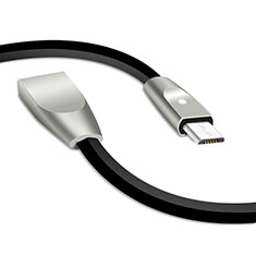 Cable Micro USB Android Universal M02 para Sony Xperia XA3 Ultra Negro
