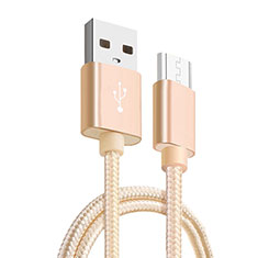 Cable Micro USB Android Universal M03 para Huawei Honor 7A Oro