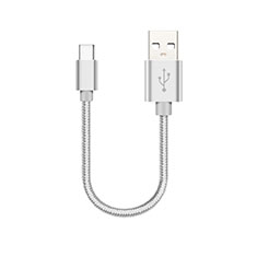 Cable Type-C Android Universal 30cm S05 para Google Pixel 4a Blanco