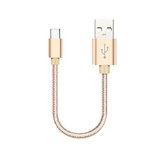 Cable Type-C Android Universal 30cm S05 para Oppo A73 2020 Oro