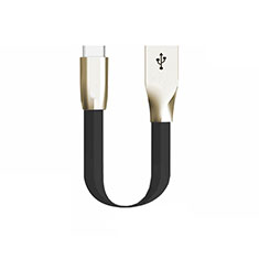 Cable Type-C Android Universal 30cm S06 para Realme C3 Negro