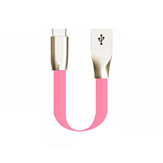Cable Type-C Android Universal 30cm S06 para Huawei Mate S Rosa
