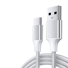 Cable Type-C Android Universal 3A H04 para Apple iPad Pro 11 (2021) Blanco