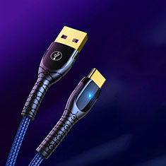 Cable Type-C Android Universal 5A H02 para Oppo Reno Z Negro