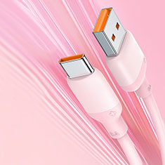 Cable Type-C Android Universal 6A H04 Rosa