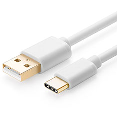 Cable Type-C Android Universal T01 para Sony Xperia XZ4 Blanco