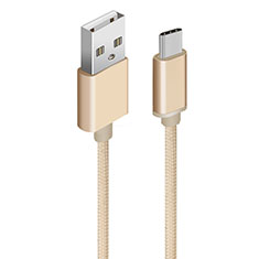 Cable Type-C Android Universal T04 para Huawei MatePad 5G 10.4 Oro