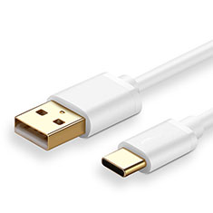 Cable Type-C Android Universal T11 para Huawei P30 Blanco