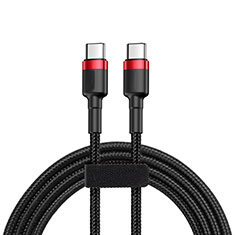 Cable Type-C Android Universal T16 para Google Pixel 5 XL 5G Negro