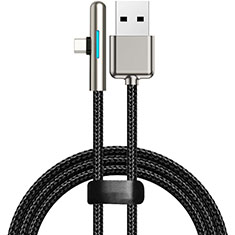 Cable Type-C Android Universal T25 para Oneplus Nord N300 5G Negro