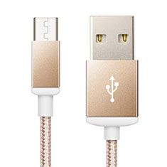 Cable USB 2.0 Android Universal A02 para Huawei Y6 Pro 2017 Oro