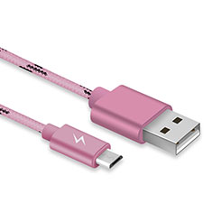 Cable USB 2.0 Android Universal A03 para Oppo A12 Oro Rosa