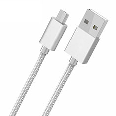 Cable USB 2.0 Android Universal A05 para Sony Xperia XZ2 Blanco