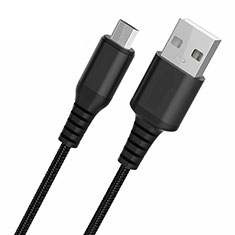Cable USB 2.0 Android Universal A06 para Samsung Galaxy Tab S2 9.7 SM-T810 SM-T815 Negro