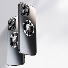 Carcasa Bumper Funda Silicona Espejo con Mag-Safe Magnetic para Apple iPhone 14 Pro Negro