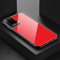 Carcasa Bumper Funda Silicona Espejo G02 para Apple iPhone 11 Pro Max Rojo