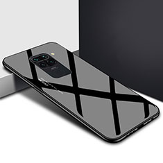 Carcasa Bumper Funda Silicona Espejo Gradiente Arco iris H01 para Xiaomi Redmi 10X 4G Negro