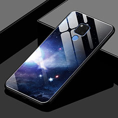Carcasa Bumper Funda Silicona Espejo Gradiente Arco iris H02 para Huawei Mate 20 X 5G Multicolor