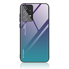 Carcasa Bumper Funda Silicona Espejo Gradiente Arco iris JD1 para Samsung Galaxy A33 5G Multicolor