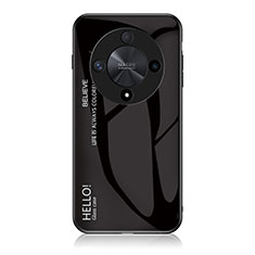Carcasa Bumper Funda Silicona Espejo Gradiente Arco iris LS1 para Huawei Honor Magic6 Lite 5G Negro