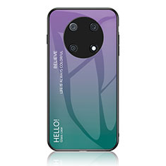 Carcasa Bumper Funda Silicona Espejo Gradiente Arco iris LS1 para Huawei Nova Y90 Multicolor