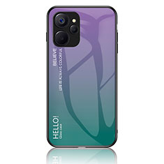Carcasa Bumper Funda Silicona Espejo Gradiente Arco iris LS1 para Realme 10 5G Multicolor