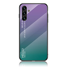 Carcasa Bumper Funda Silicona Espejo Gradiente Arco iris LS1 para Samsung Galaxy A13 5G Multicolor