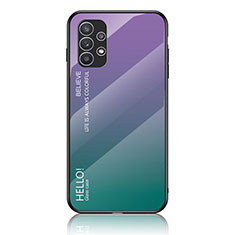 Carcasa Bumper Funda Silicona Espejo Gradiente Arco iris LS1 para Samsung Galaxy A23 5G Multicolor
