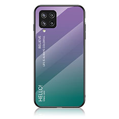 Carcasa Bumper Funda Silicona Espejo Gradiente Arco iris LS1 para Samsung Galaxy M42 5G Multicolor